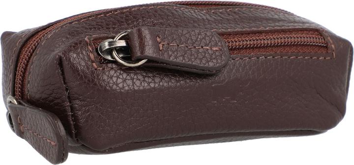 Actual product image Braun Büffel Prato leather key case 9 cm