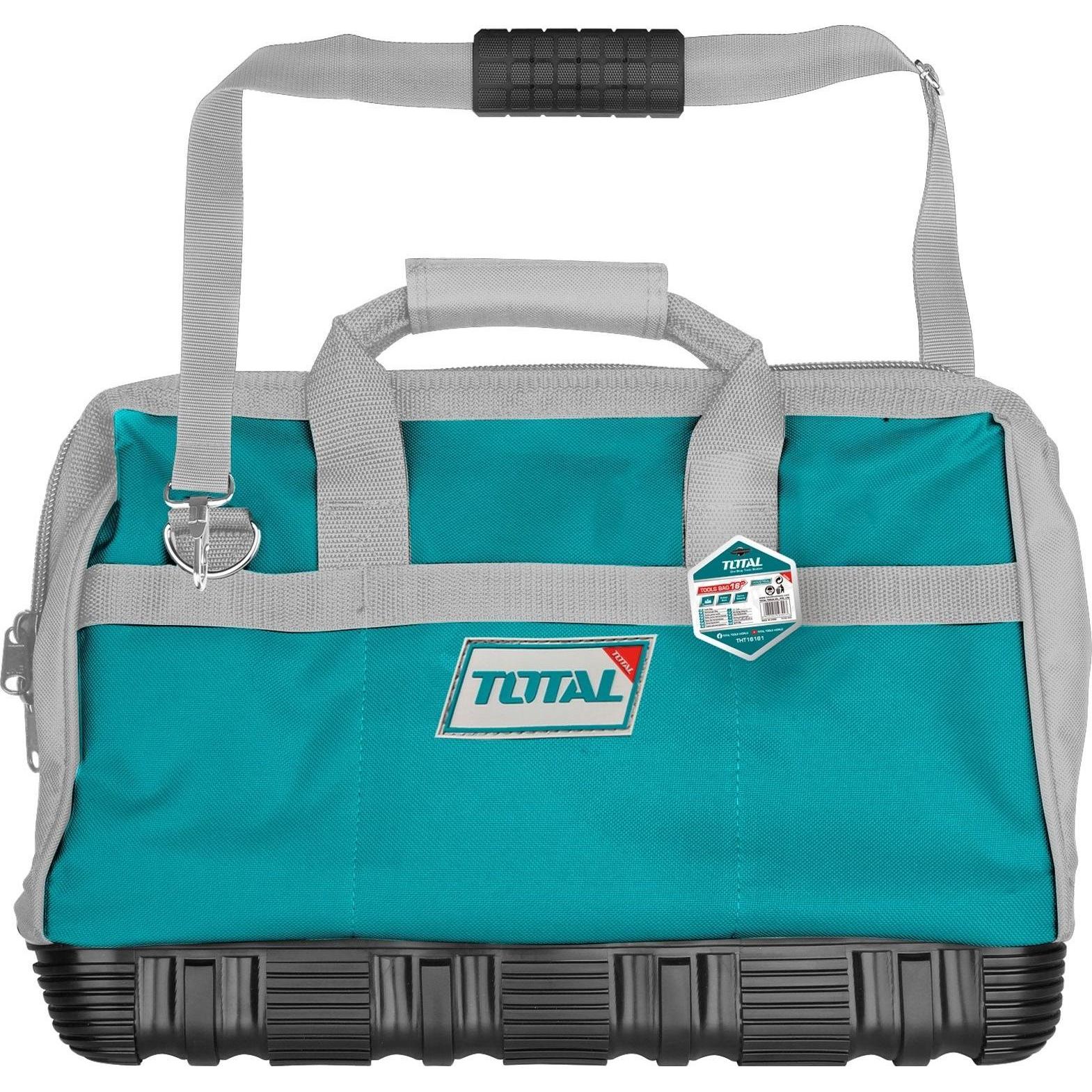 Total, Werkzeugkoffer, Werkzeugtasche, 40cm, Belastbarkeit 20kg