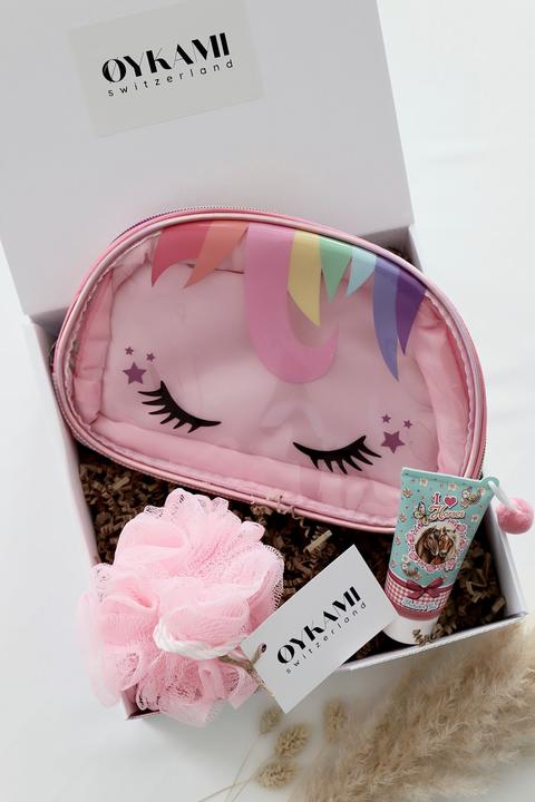 Image du produit Oykami Geschenkbox Mädchen "Einhorn Kosmetiktasche"