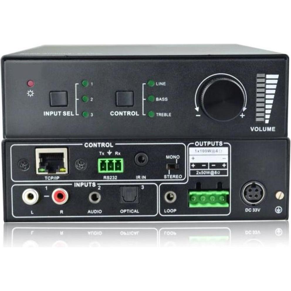 Vivolink VL120005 Amplificatore audio 2.0 canali House, Amplificatore stereo, Nero