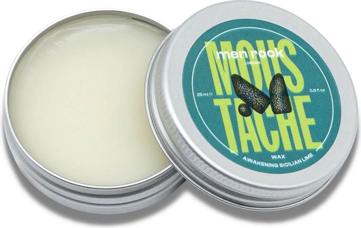Actual product image Men Rock Men-Rock - Moustache Wax Awakeing Sicilian Lime - Beard Wax - 25ml (25 ml)