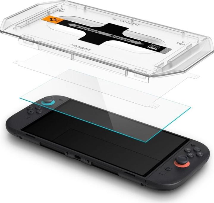 Immagine prodotto Spigen - Screen Protector Glas.tR EZ-FIT (2pack) - for Nintendo Switch 2 - Clear (Switch 2)