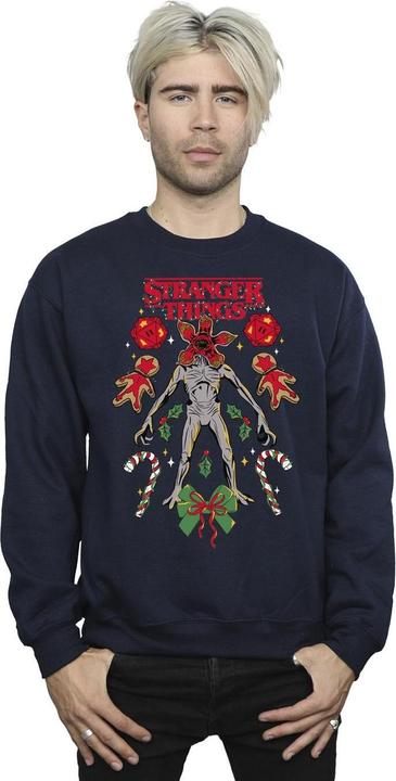 Immagine prodotto Netflix Stranger Things Christmas Demogorgon Felpa Uomo (L)