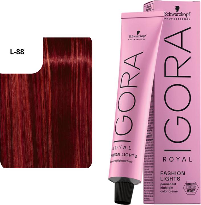 Produktbild Schwarzkopf Professional Igora Royal Fashion Lights - L-88 Red (L-88 Rot)