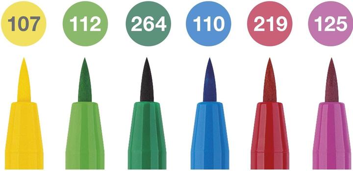 Produktbild Faber-Castell Filzstift Pitt Artist Pen Brush Springtime 6er Set (Springtime, 6 x)