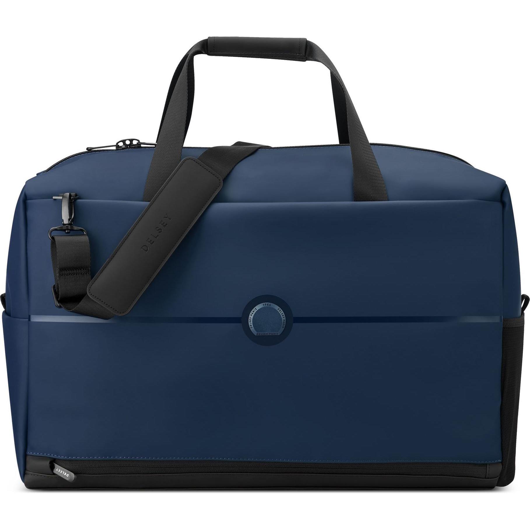 Delsey Blu Borsa, Turenne Borsa Da Viaggio Morbida 55 Cm, (47 L)