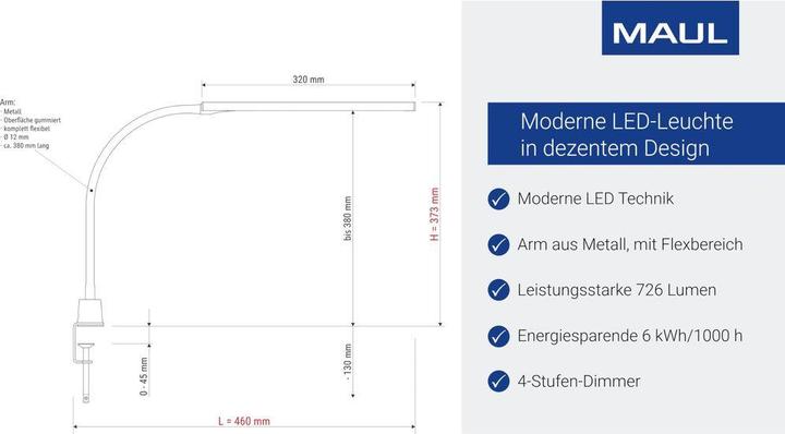 Immagine prodotto Maul MAULpirro (726 lm)