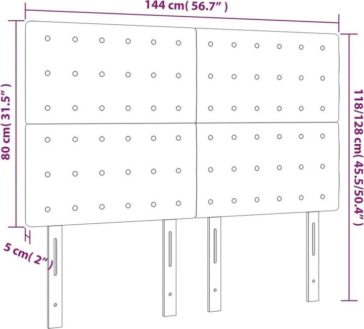 Image du produit vidaXL Kalel (80 x 5 x 128 cm)