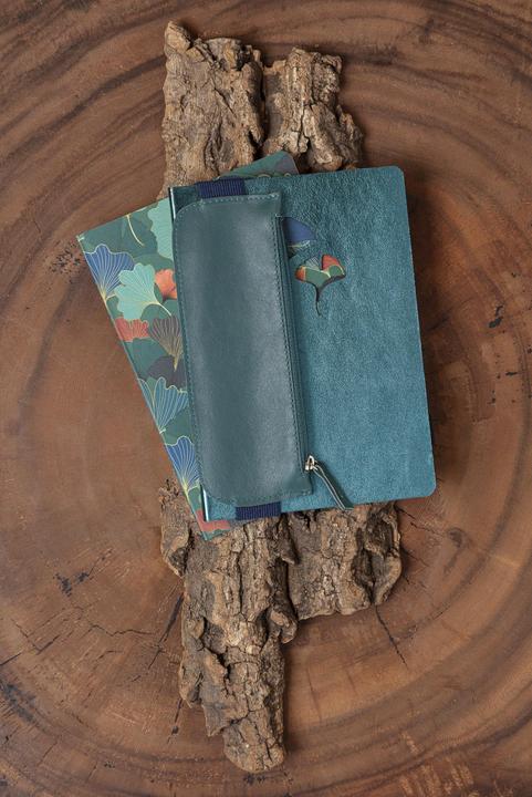 Actual product image Clairefontaine Ginkgo Schlamperm Leder