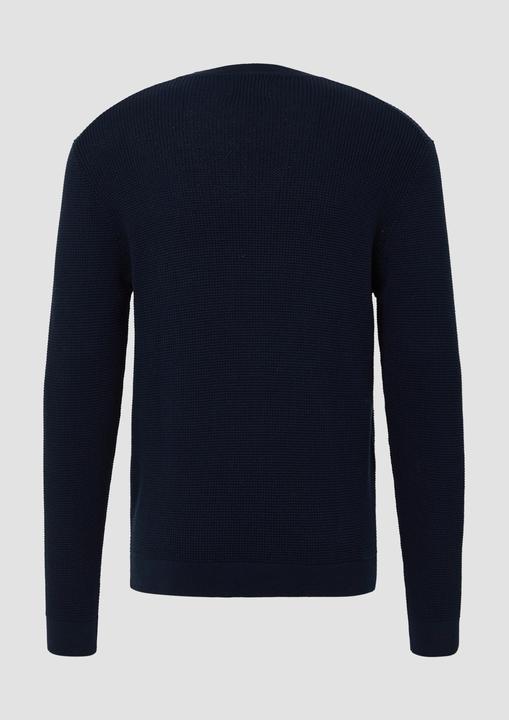 Produktbild s.Oliver Strickpullover Strukturmikx-Pullover aus reiner Baumwolle (M)