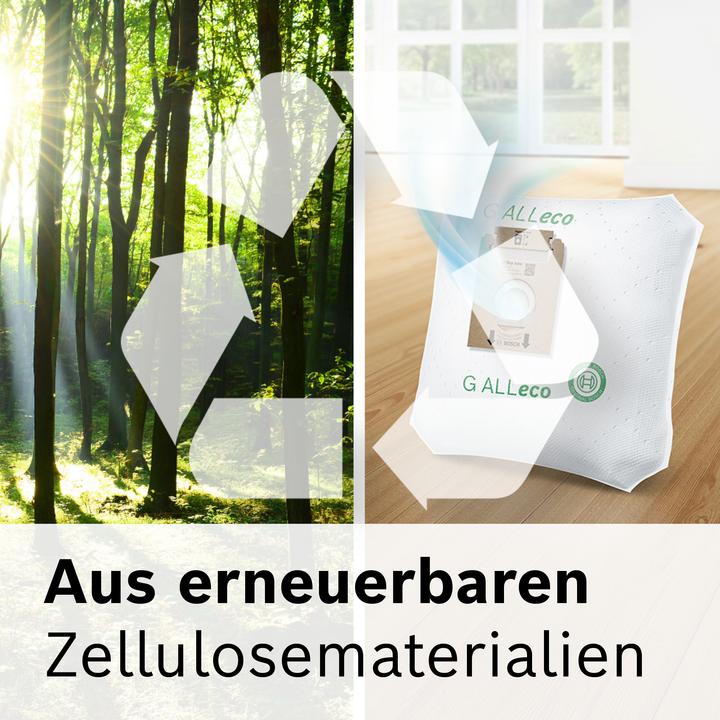 Actual product image Bosch Hausgeräte BBZGALLECO Dust Bags, 4 pcs (4x)