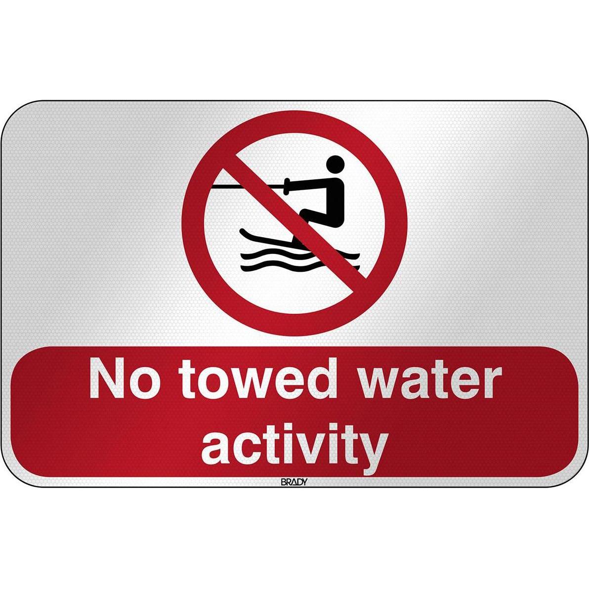 Brady, Etiketten, ISO Safety Sign - No towed