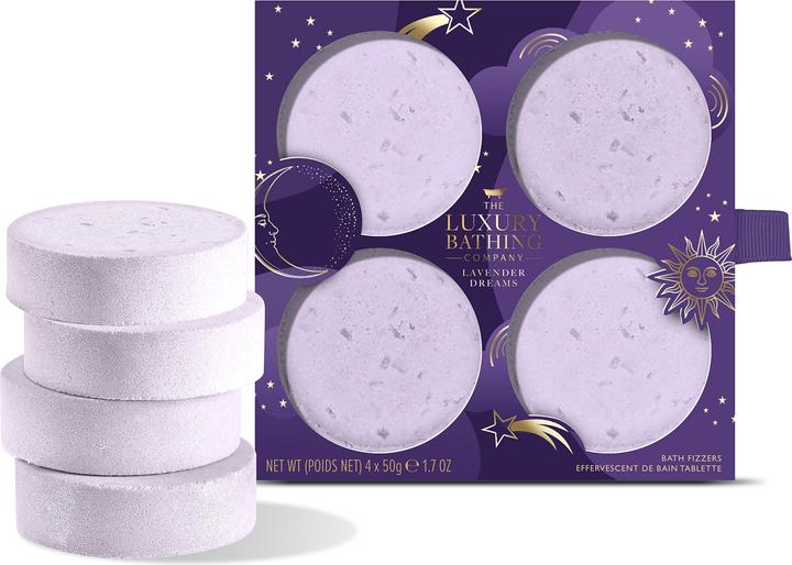 Image du produit Grace Cole Coffret de comprimés de bain effervescents à la lavande - 4 X 50 Grammes (Huile de bain)
