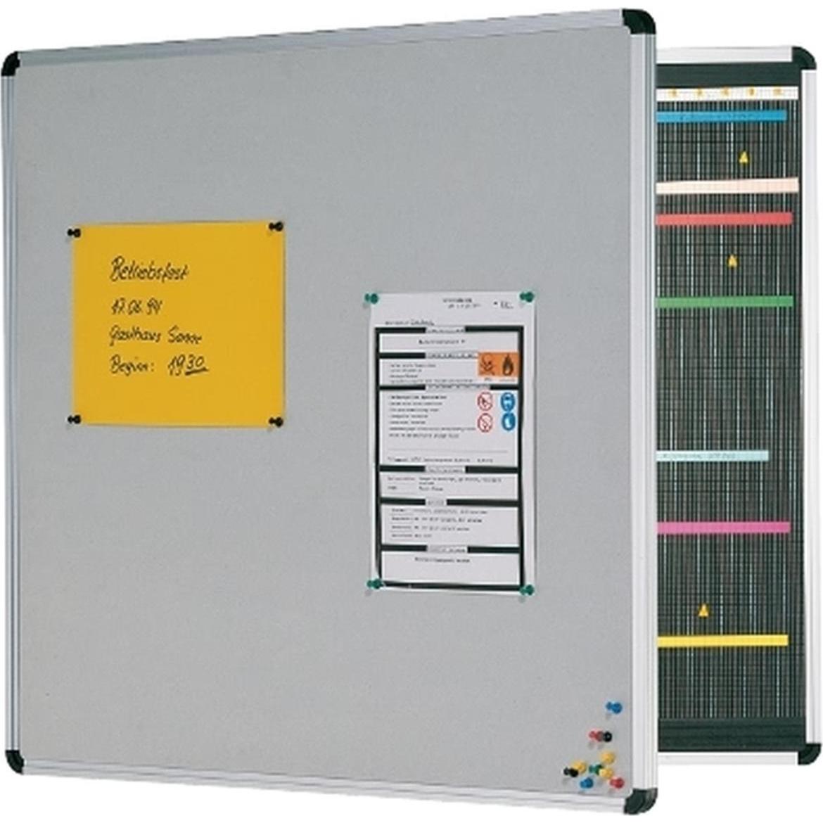Ultradex, Präsentationstafel, Doppeltafel Planrecord 2xB860xH1120mm mit 2x93 Steckbahnen