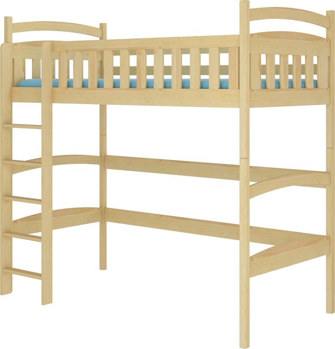 Image du produit ADRK Furniture Lit superposé mezzanine MIAGO 180x80 (180 x 80 cm)