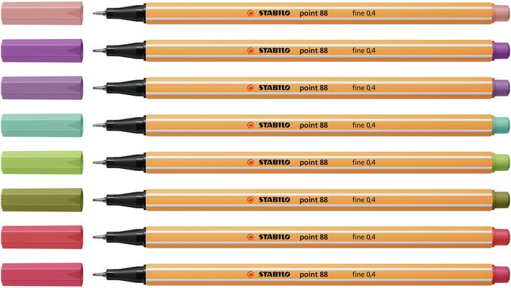 Produktbild STABILO Point 88 (Sortiert, 8 x)