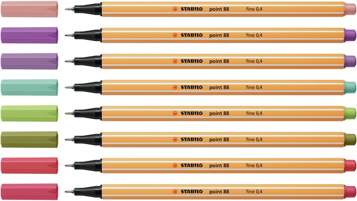 Actual product image STABILO Point 88 (Sorted, 8 x)