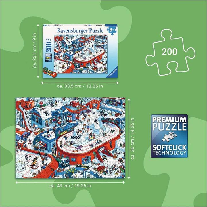 Produktbild Ravensburger Trubel im Winterdorf (200 Teile)