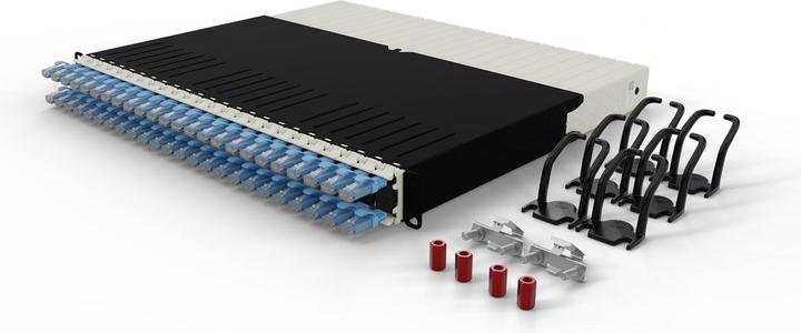 Produktbild PATCHBOX one / 8RU / Cat 6A, UTP, 0.8 m, Blau (UTP, CAT6a, 0.80 m)