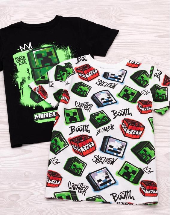 Produktbild Minecraft Kids T-Shirt 2-er Pack (158, 164)