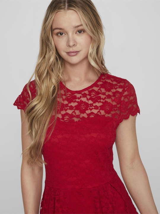 Produktbild Vila Kurzärmeliges Spitzen- Partykleid (S)