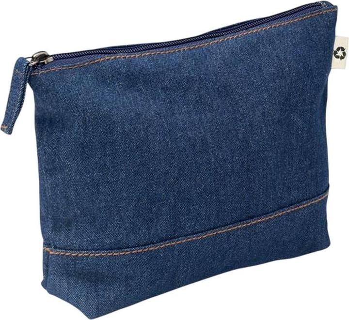 Actual product image MidOcean Style Pouch Denim Recycled Cosmetic Bag