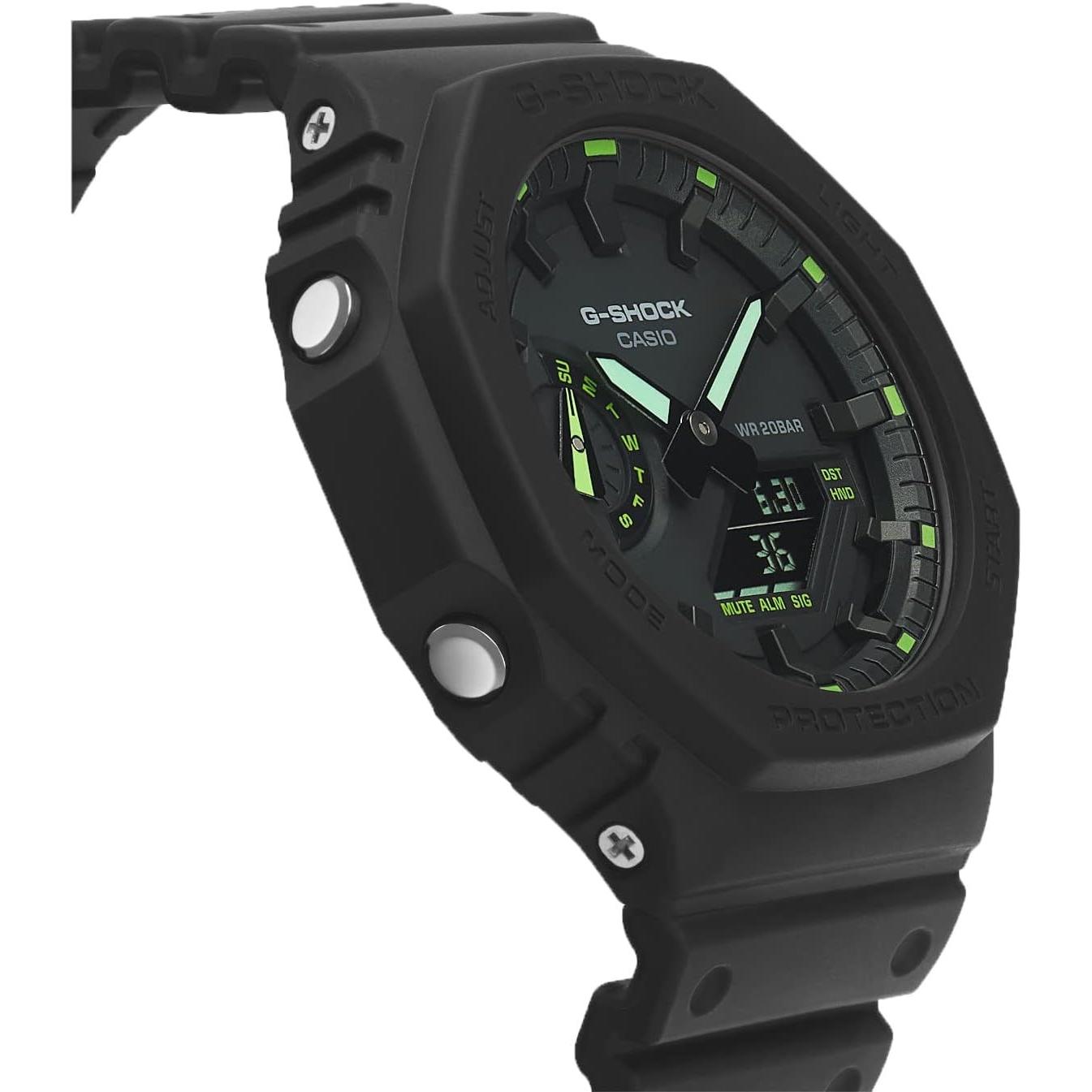 G-Shock Nero Orologio Da Polso, Ga-2100-1A3er, (Cronografo)