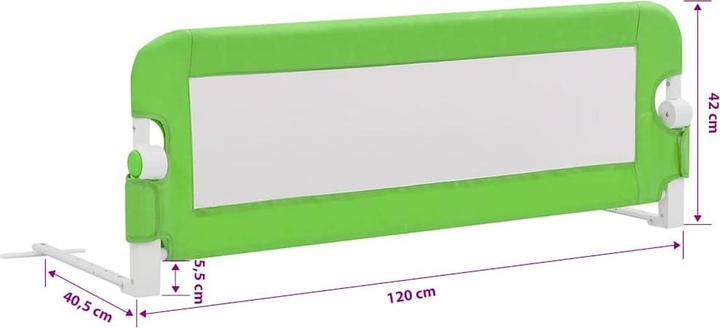 Produktbild vidaXL Bettschutzgitter (120 x 40.50 x 42 cm)