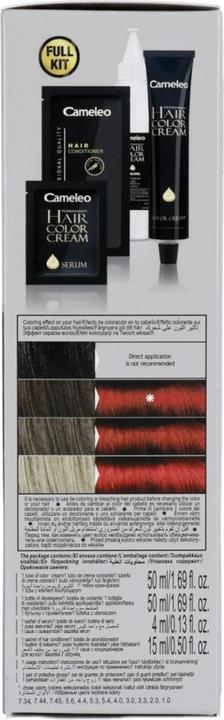 Productafbeelding Delia Cosmetics Cameleo Permanent Haarkleur Crème Intensief Rood 7,45 (7.45)