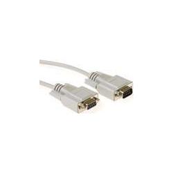 Thumbnail - ACT 3 metre Serial 1:1 connection cable 9 pin D-sub male (3 m, VGA), Schnittstellenkabel