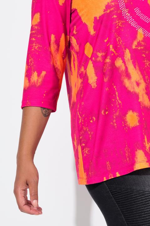 Produktbild Angel of Style T-Shirt, Straight Fit, Smiley, Batik-Muster (44)