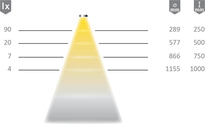 Actual product image Halemeier QuadroPoint Edelstahl nw 12VDC 0,6W M1 (18 lm)