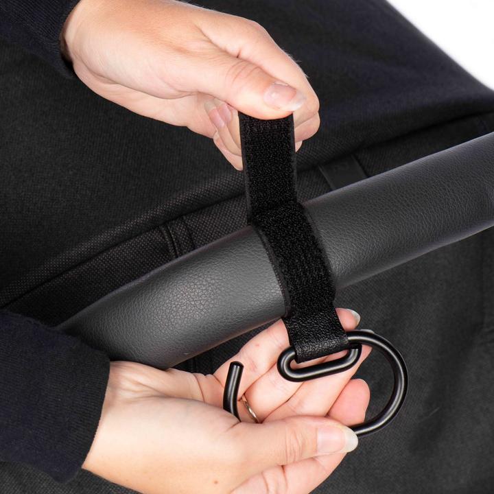 Produktbild Dooky Kinderwagenhaken / Gross / 2er-Set / Schwarz