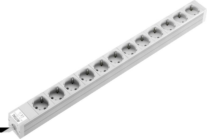 Rittal Steckdosenleiste (12 x, CEE 7/3, 2 m)
