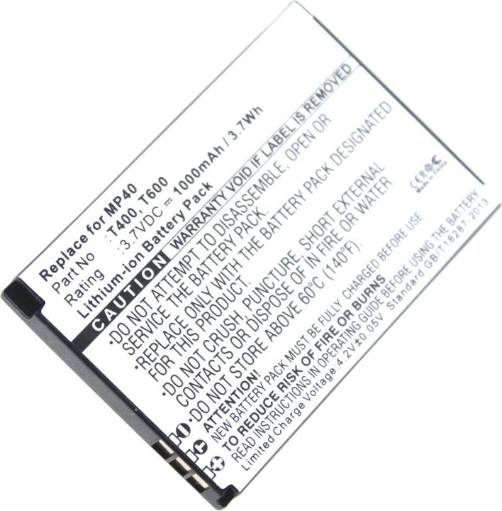 Produktbild AGI 36920 - Akku - Swissvoice - T600 - Schwarz - Weiss - Lithium-Ion (Li-Ion) - 1000