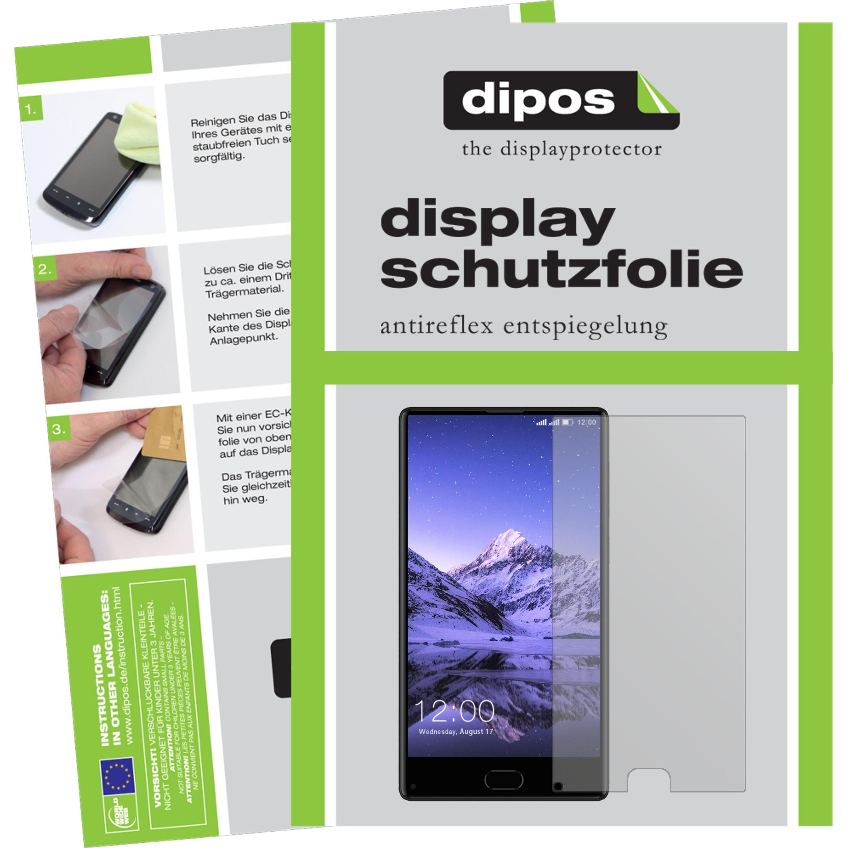 Dipos Displayschutzfolie Antireflex (1 Stück, Leagoo Kiicaa Mix), Smartphone Schutzfolie, Transparent