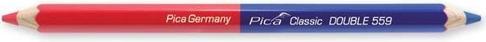 Produktbild Pica Markierstift Classic Double 559 17.5 cm SB (Blau, 10 x)