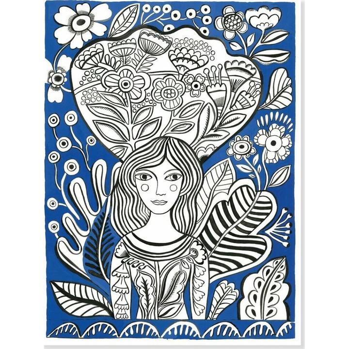 Produktbild Djeco Colouring Gallery Blumen