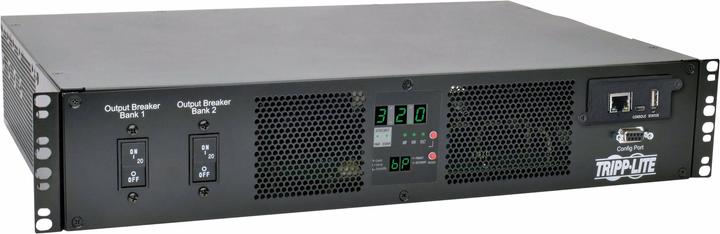 Eaton Tripp Lite Series PDU Switched 7.4kW 230V 16 C13 2 C19 2 IEC309 32A Blue Cords 2U - Power Distribution