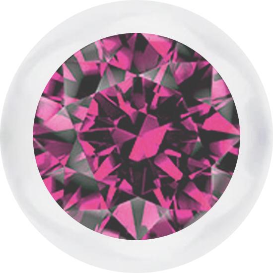 Immagine prodotto Star Piercing Micro sfera trasparente con cristallo rosa (Materiale sintetico, senza ottone)