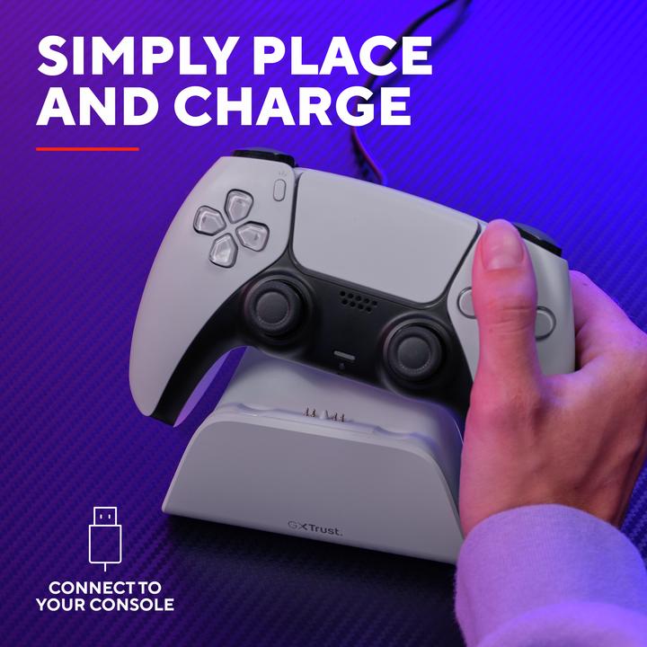 Immagine prodotto Trust Gxt255w Supporto Di Carica Ps5 Bianco (PS5)