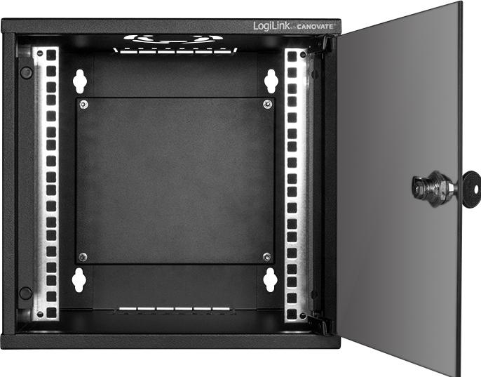 Actual product image LogiLink Canovate 10" SOHO wall-mounted enclosure (9 RU, 10 inch rack)