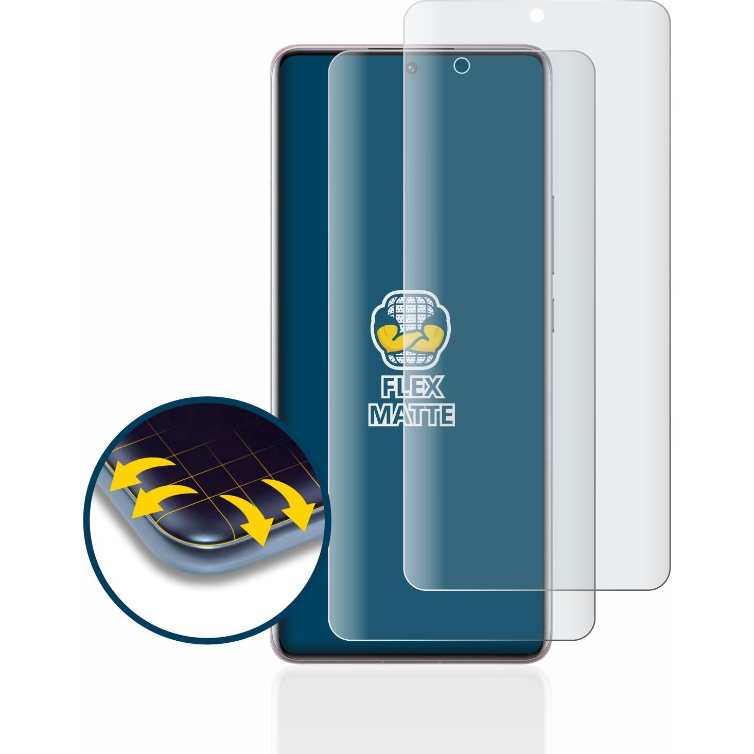 Thumbnail - BROTECT Full-Cover Displayschutz Matt (2 Stück, Xiaomi Redmi Note 12 Pro 5G), Smartphone Schutzfolie, Grau