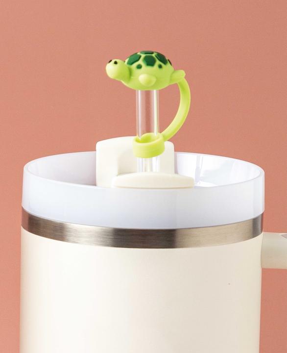 Actual product image I Am Creative Silikon Trinkhalm-Abdeckung passend für Trinkflaschen, Stanley