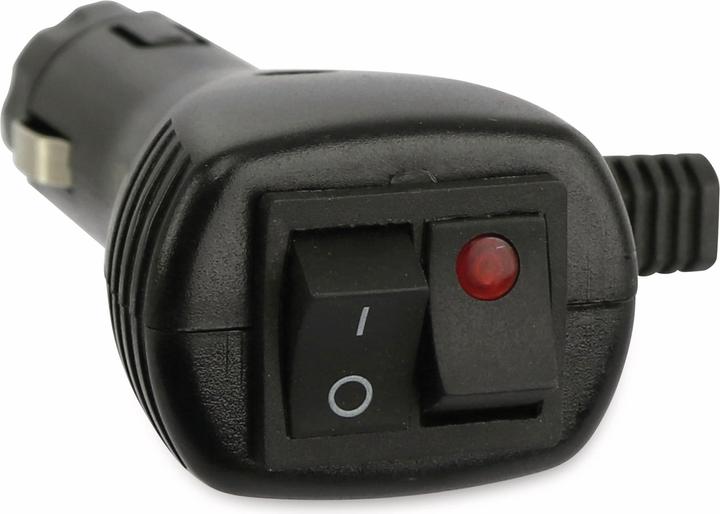Actual product image Eneroid Cigarette lighter plug with switch and button