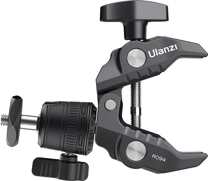 Actual product image Ulanzi R099 Clamp with ball joint (Spherical head)