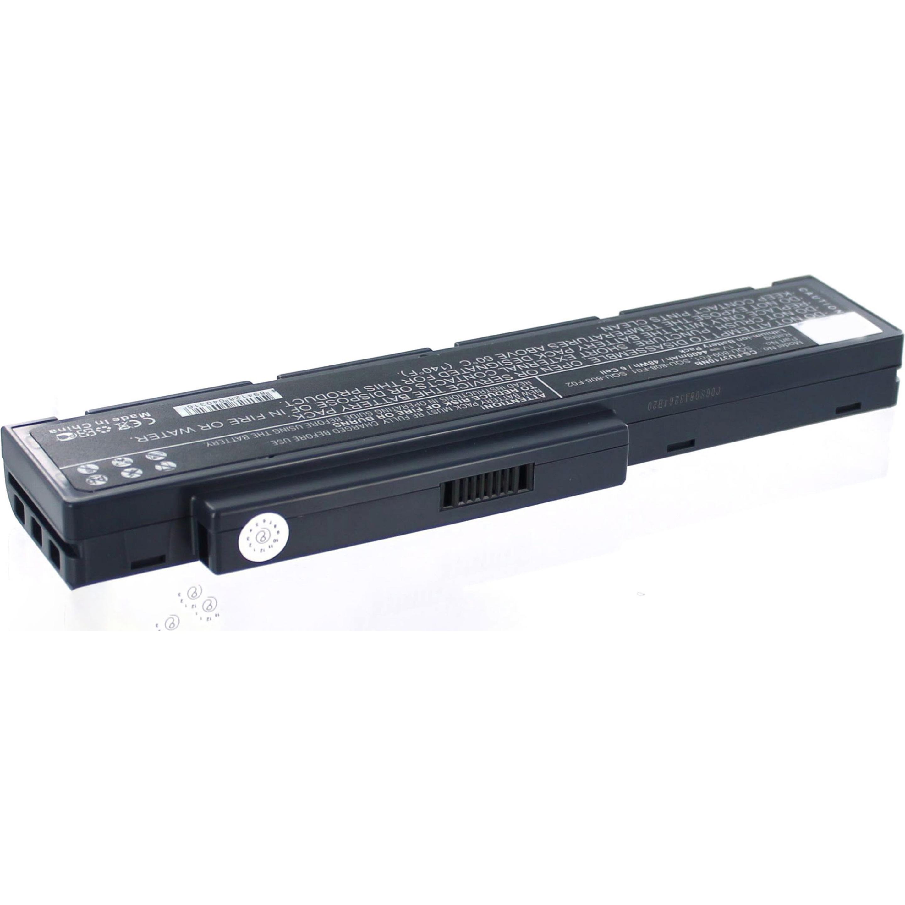 AGI Akku kompatibel mit Fujitsu-Siemens Amilo LI-3710 - Akku - 4.400 mAh (4400 mAh), Notebook Akku, Schwarz