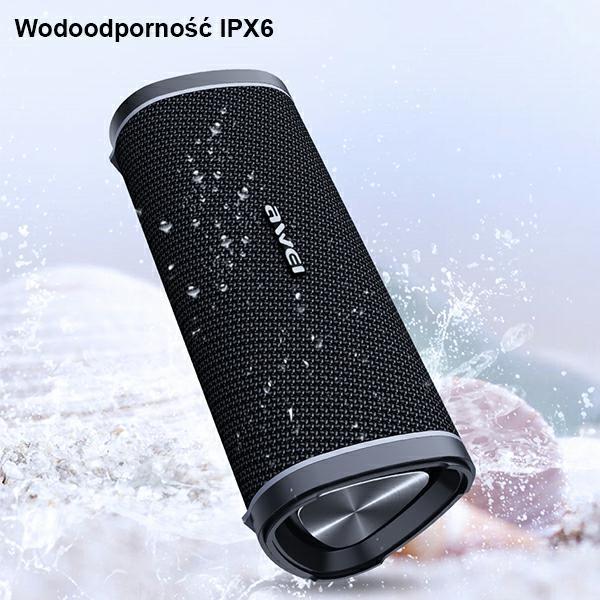 Actual product image Awei Portable Speaker Bluetooth Speaker Y331 Black (10 h)