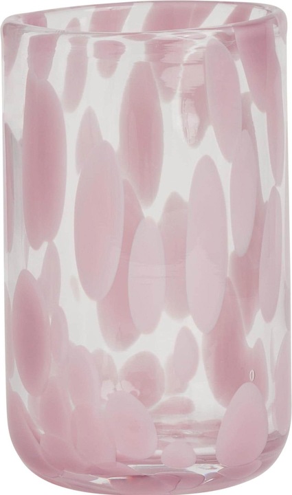 Oyoy Drinking Glass Jali 200 ml, 1 piece, Pink/Transparent (0.20 l, 1 x)