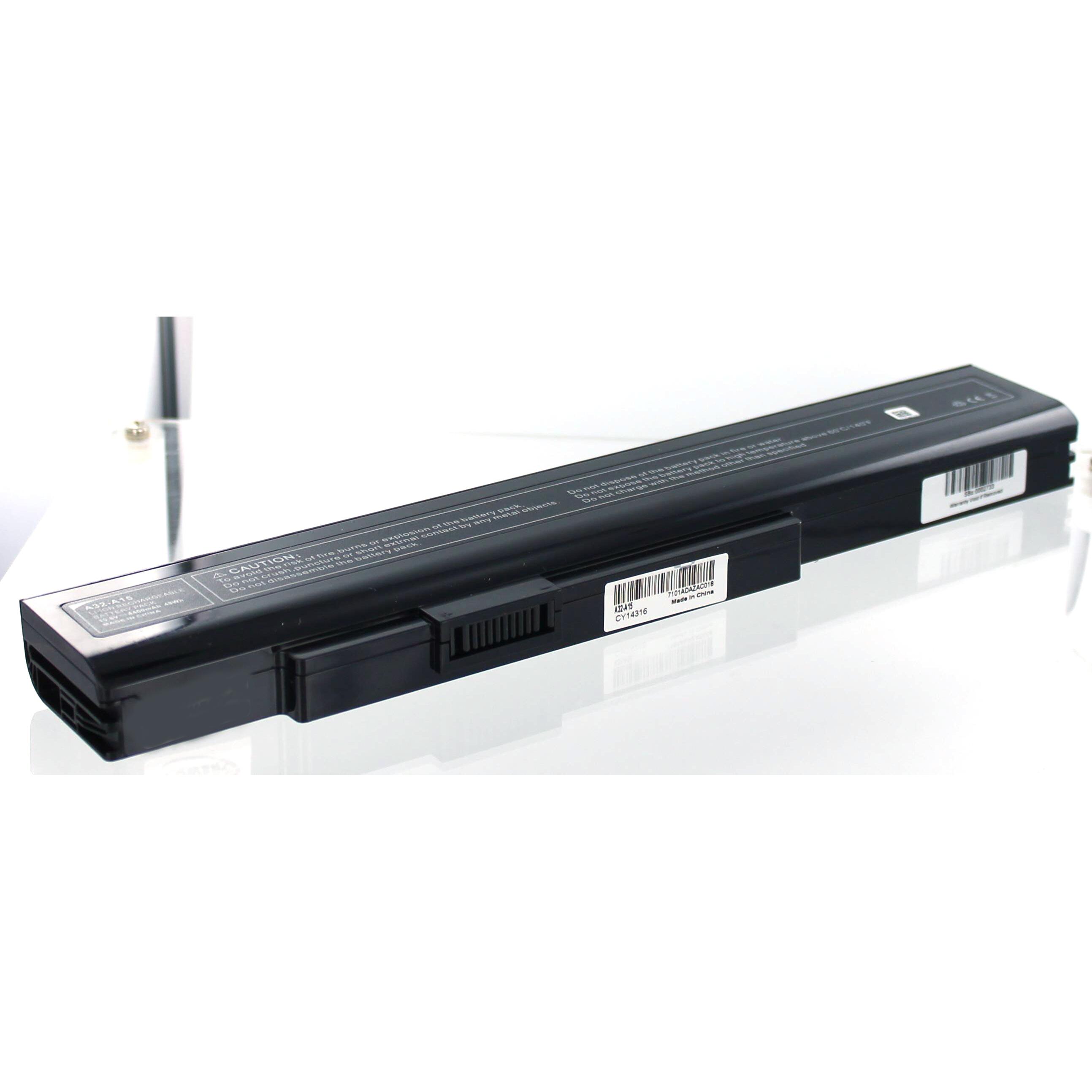 AGI 18801 Wiederaufladbare Batterie Lithium-Ion (Li-Ion) 4400 mAh 10,8 V (1 Zellen, 4400 mAh), Notebook Akku, Schwarz
